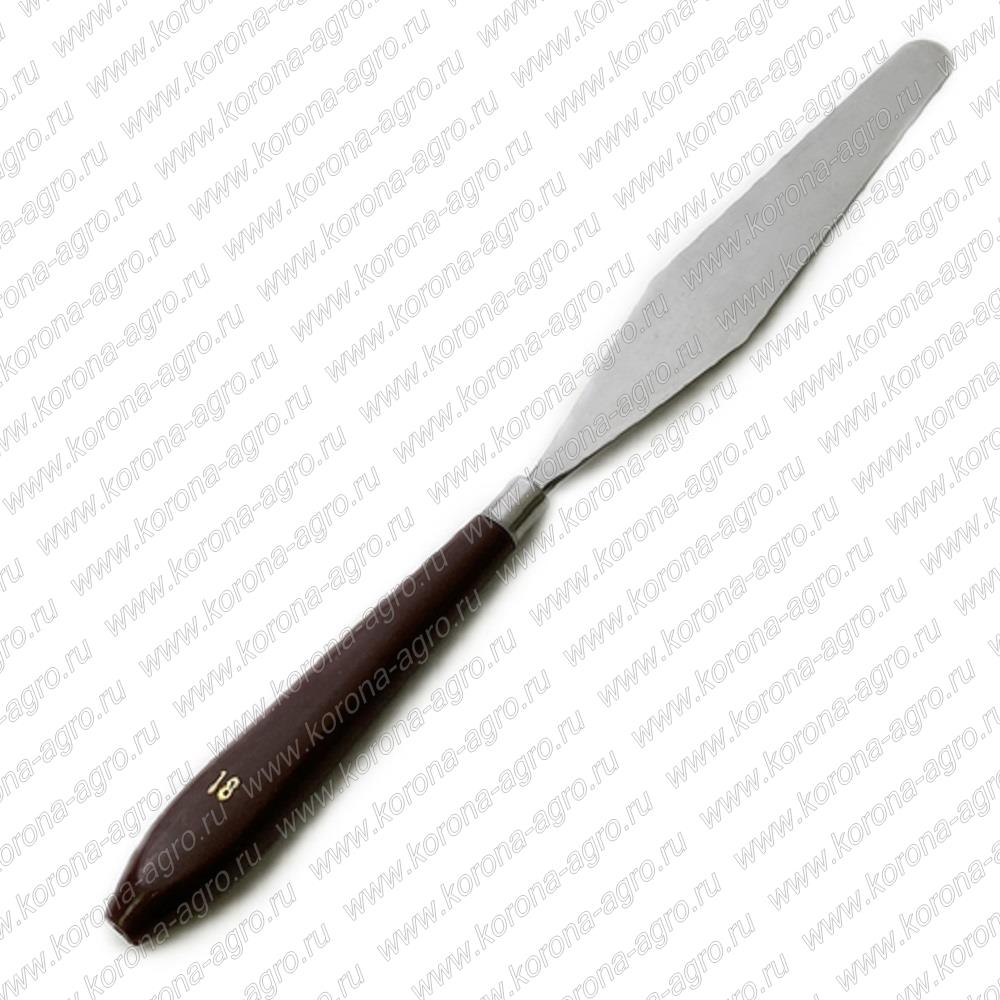картинка Лопатка (мастихин) кондитерская с пластиковой ручкой №18 для кондитеров и пекарей от магазина Корона агро