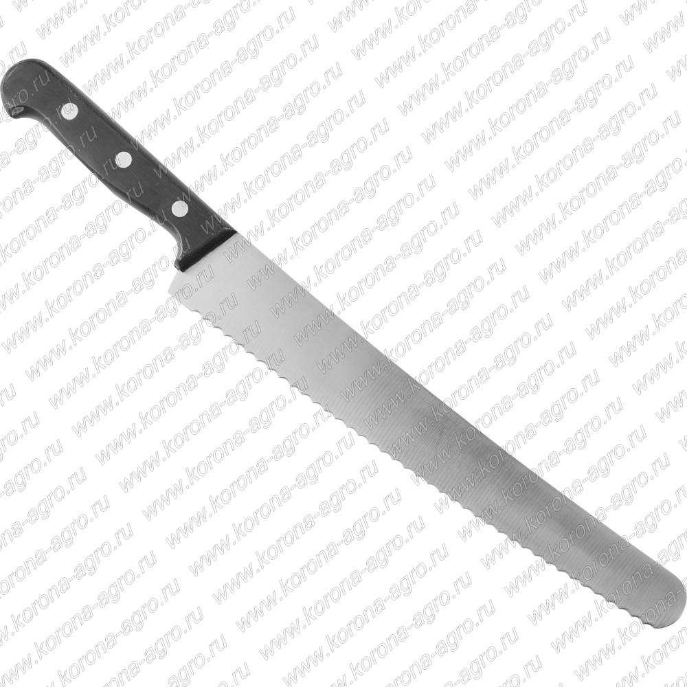 картинка Нож с широкими зубчиками, 25см для кондитеров и пекарей от магазина Корона агро